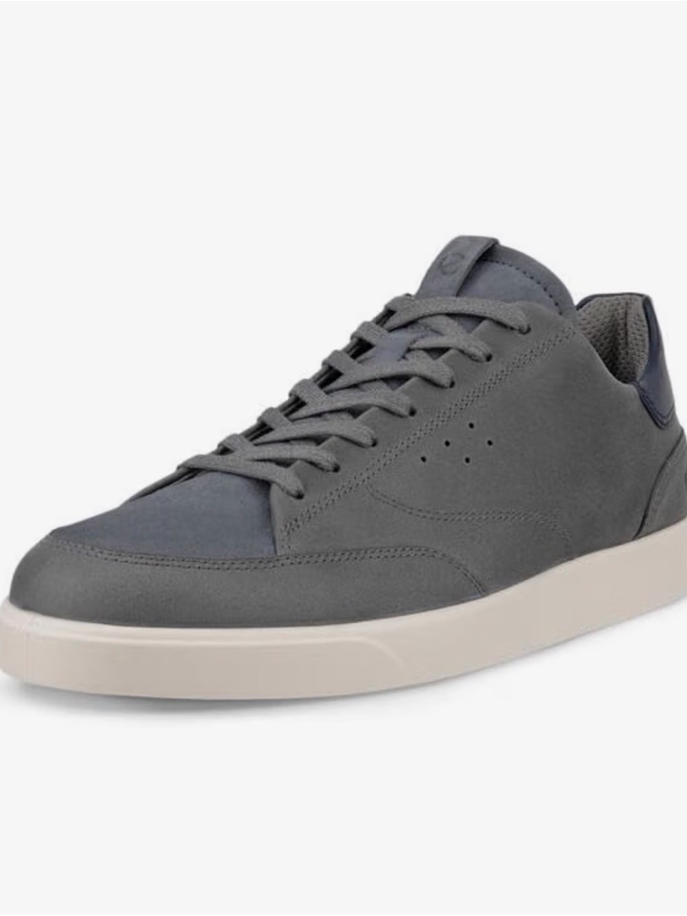 Ecco Men's Gray Street Lite Court Shoes